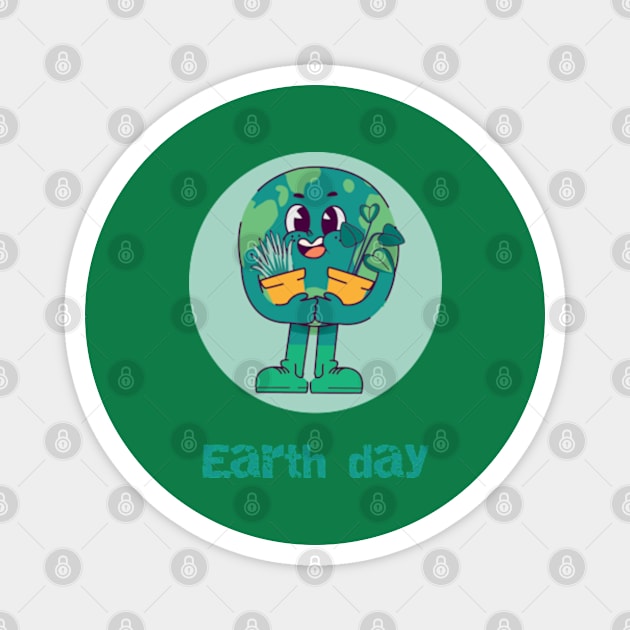 April 22 Earth Day. Magnet by NOSTALGIA1'